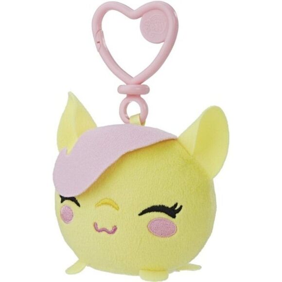 My Little Pony Fluttershy Clip-On Plush Keychain 5" Licensed MLP The Movie - Picture 1 of 6